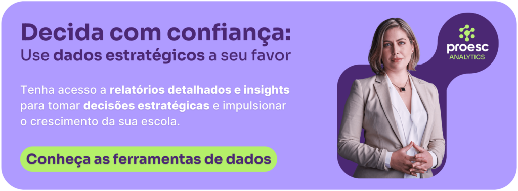 Dados estratégicos para a sua instituição de ensino